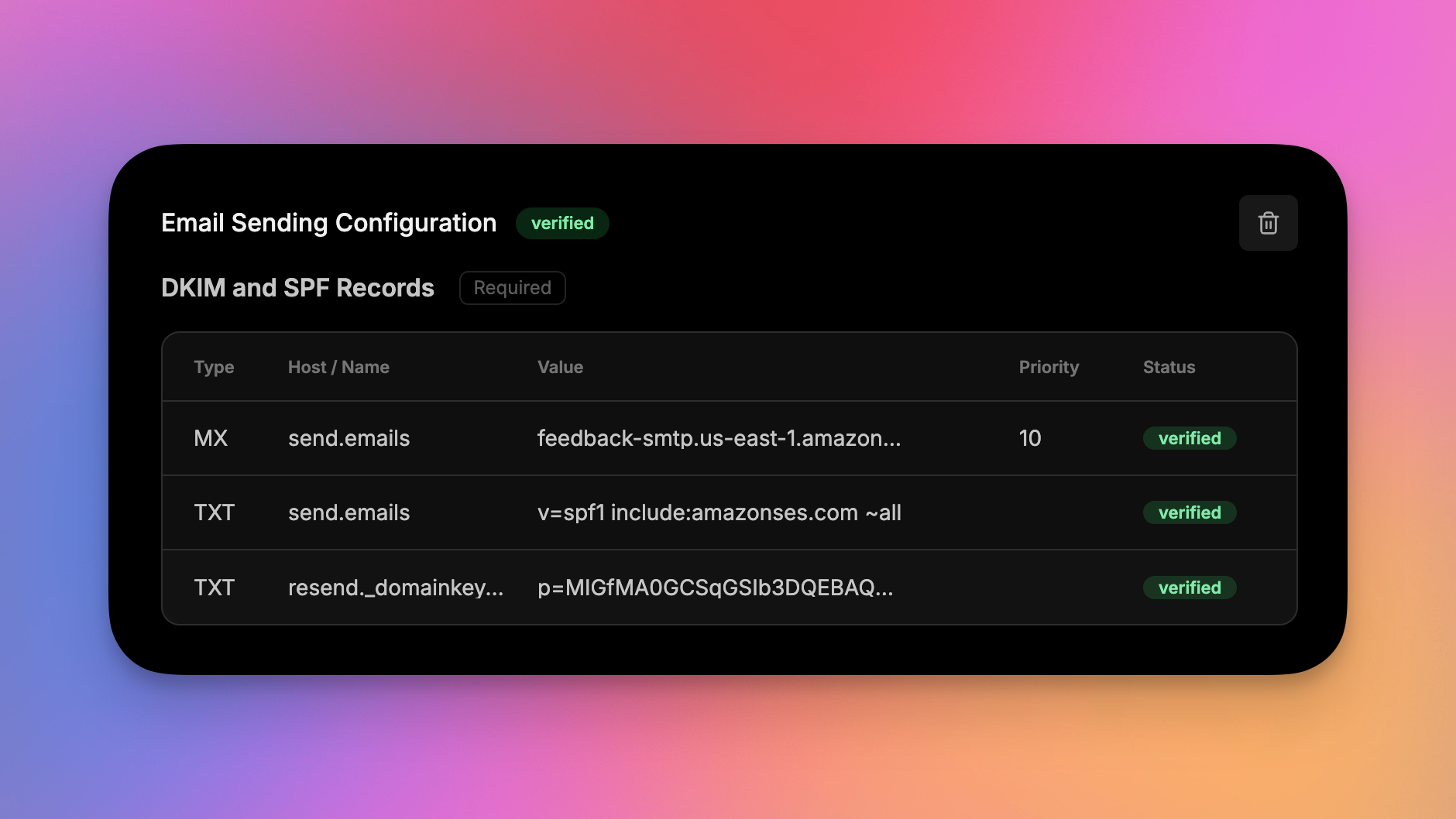 Easy configuration, just set up DNS